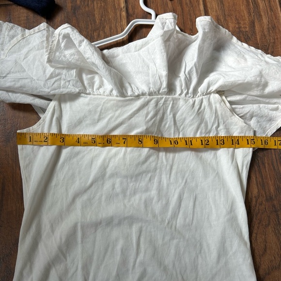 H&M White Ruffled Sleeveless Blouse - Picture 5 of 5